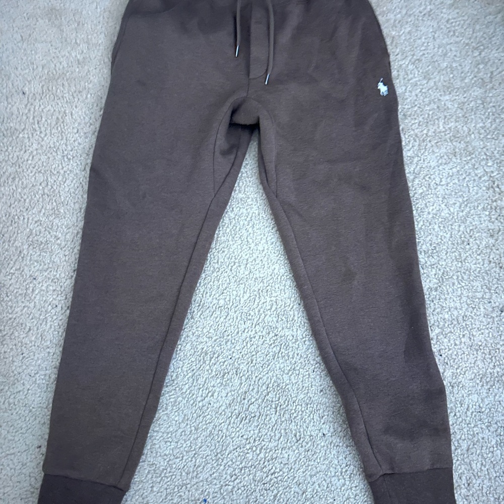 Brown Polo Jogger Sweatpants